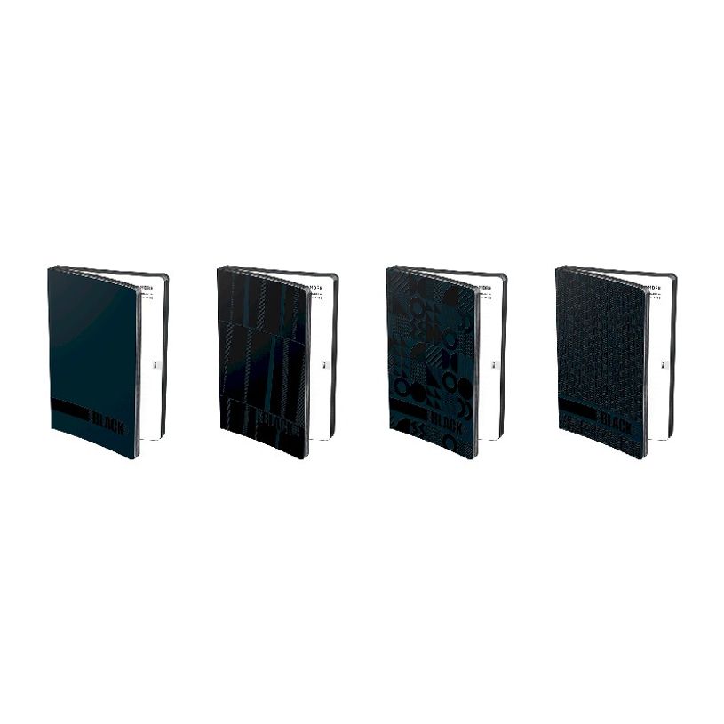 3147280194122-Agenda Basic Black - 1 jour par page - 12 x 17 cm - différents modèles disponibles - Ham-P_400005803_1-0