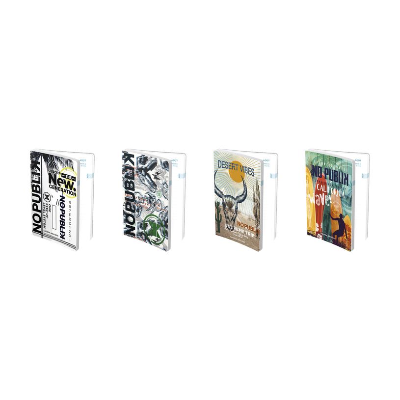 3147280125140-Agenda No Publik Unisex - 1 jour par page - 12 x 17 cm - différents modèles disponibles -P_400005819_1-0