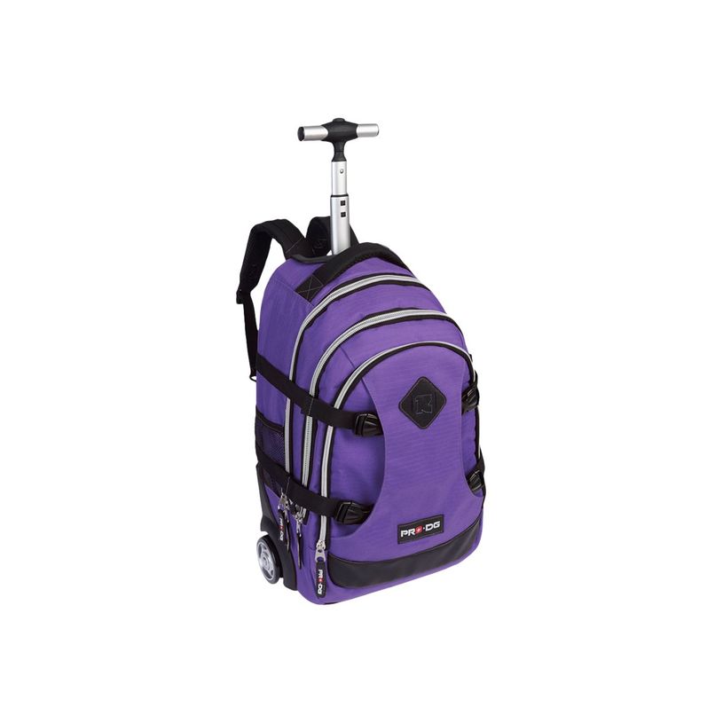 8435376356451-PRO-DG - Sac à dos à roulettes 3 compartiments - violet - Karactermania-P_400006267_2-1