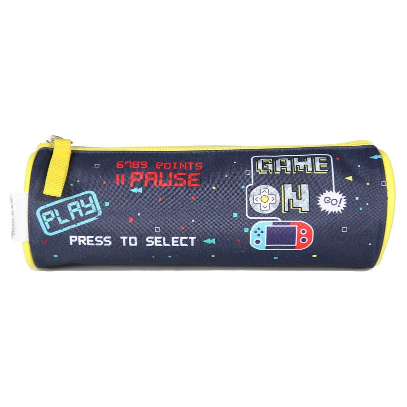 4891320457997-Trousse ronde Phileas Game on - 1 compartiment - bleu marine - Bagtrotter-P_400006369_1-0