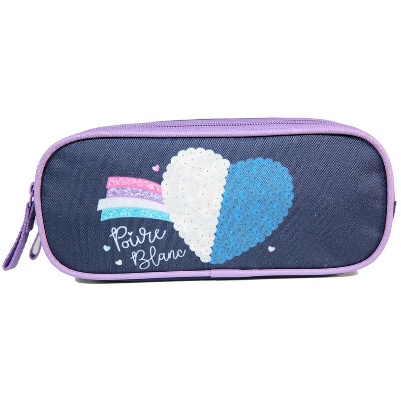 4891320456235-Trousse rectangulaire Poivre Blanc - 2 compartiments - bleu marine - Bagtrotter-P_400006403_1-0