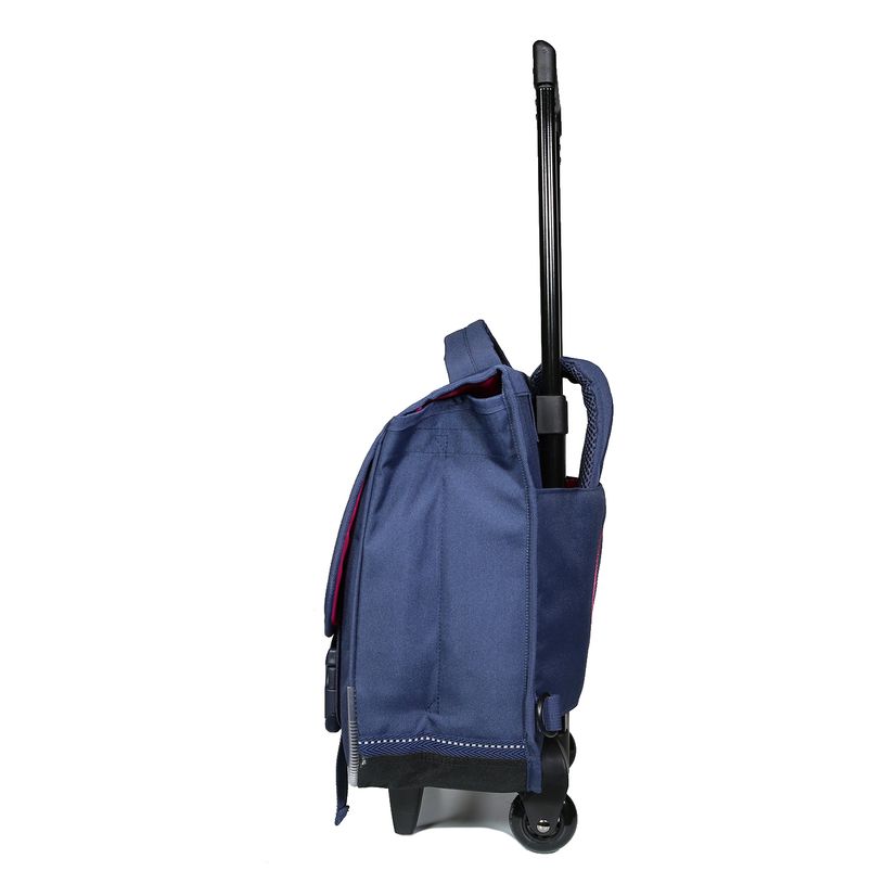 4891320453647-Cartable à roulettes Cybel - 2 compartiments - bleu marine et rose - Exclusivité Bureau -P_400006468_3-2