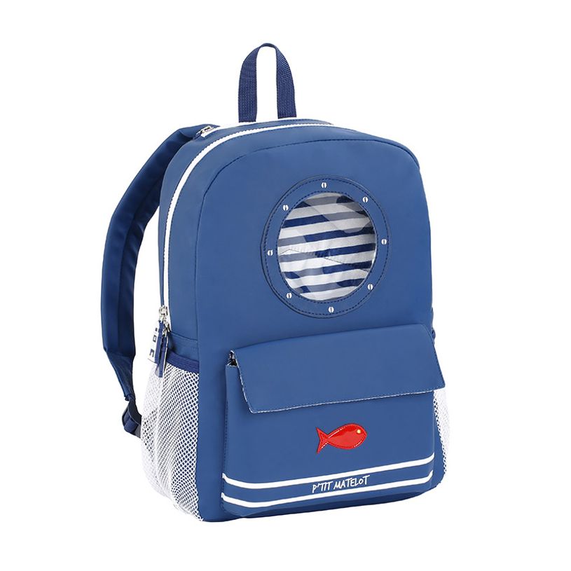 3135256272516-Sac à dos P'tit Matelot 1 compartiment - bleu - Viquel-P_400006498_1-0