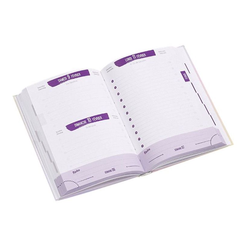 3135257152763-Agenda Douceur - 1 jour par page - 12 x 17 cm - 2 modèles disponibles - Viquel-P_400006542_1-3