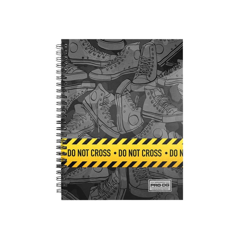 8445118008180-PRO-DG Do not cross - Cahier A5 - petits carreaux - Karactermania-P_400006846_1-0