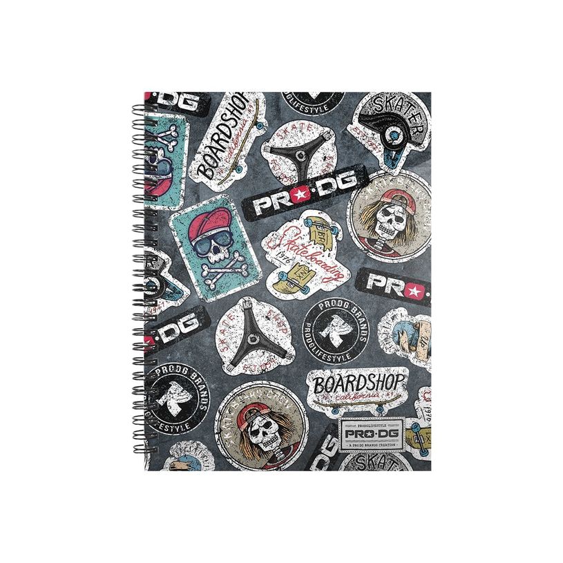 8445118003147-PRO-DG Stickers - Cahier A4 - petits carreaux - Karactermania-P_400006863_1-0