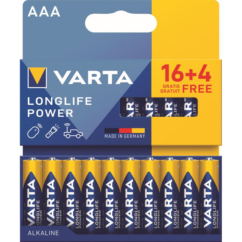 4008496026630-VARTA Longlife Power - 16+4 piles alcalines - AAA LR03-P_400007035_2-0