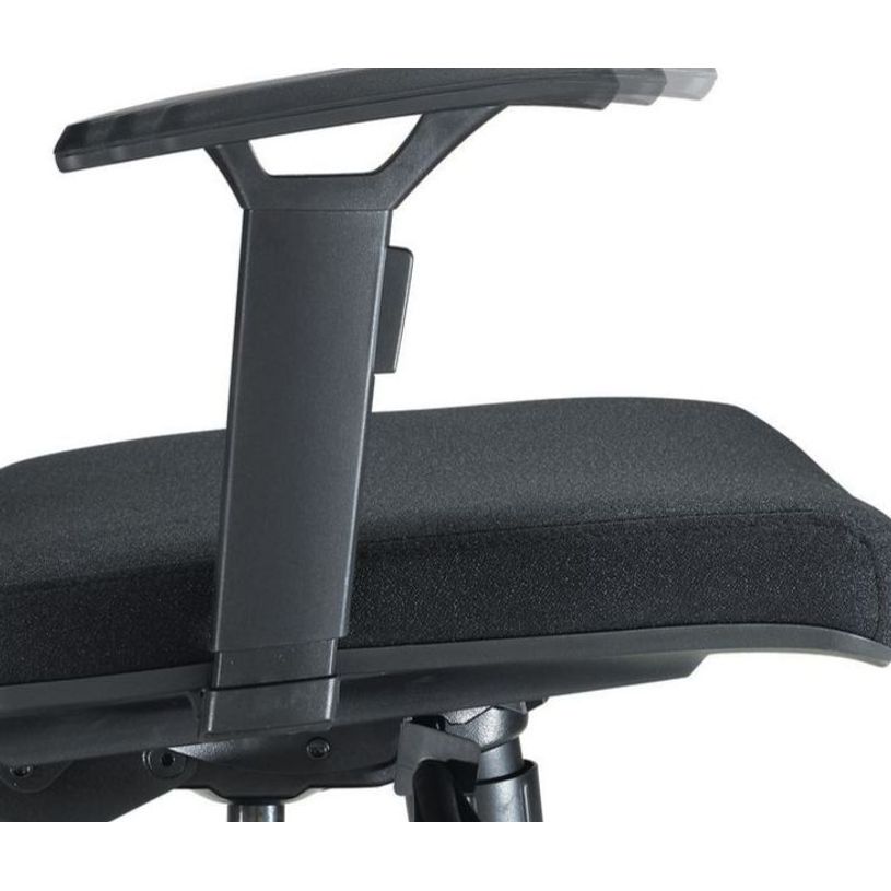 3760388580255-Fauteuil de bureau MALICE avec têtière - accoudoirs réglables - noir-P_400007038_4-3