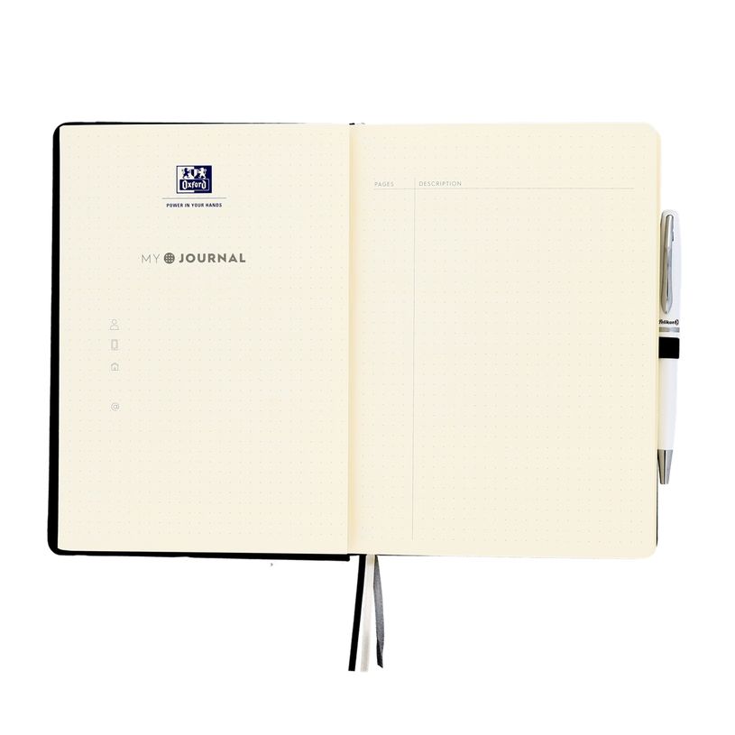 3147280191343-Agenda Oxford My Journal perpétuel - 2 jours par page - 15 x 21 cm - violet - Hamelin-P_400007210_3-2