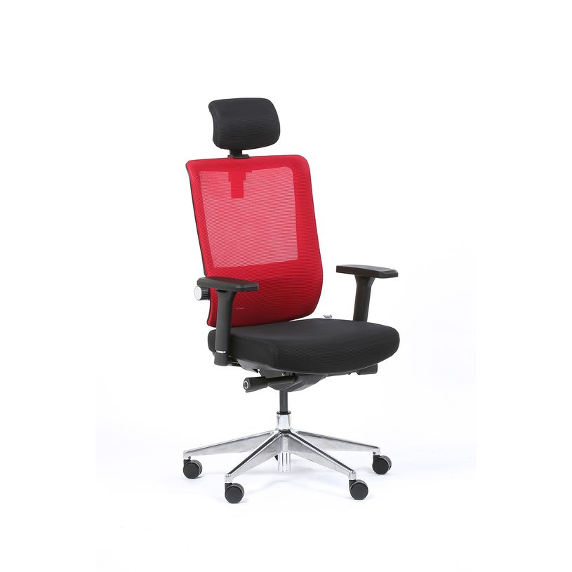3701338801099-Fauteuil de bureau ergonomique SYNEC - accoudoirs réglables - appuie-tête réglable - no-P_400007267_2-1