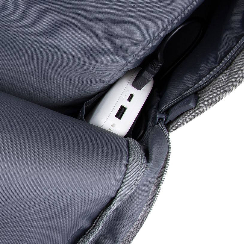 4260403578292-RIVACASE Prater - Sac à dos connecté pour ordinateur portable 15,6" - gris/bleu nuit-P_400007608_19-18