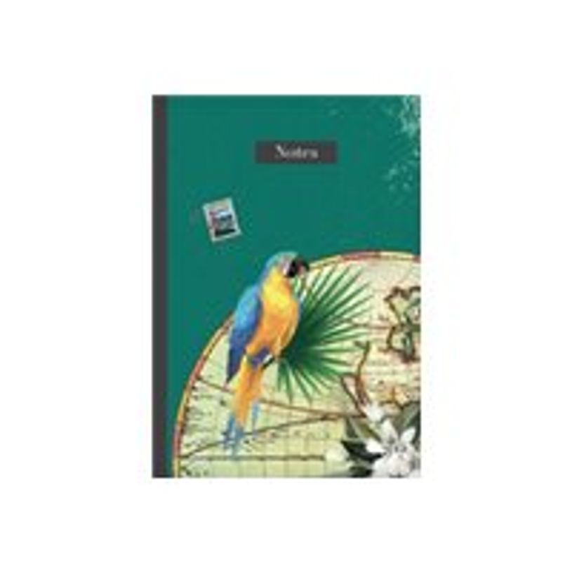 3700572752327-Kiub Bug Art - Carnet de notes A6 - perroquet/fleurs-P_400007788_1-0