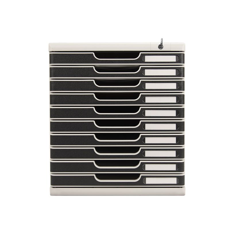 9002493424722-Exacompta Modulo Office - Module de classement 10 tiroirs - fermable à clé-P_400008328_1-0