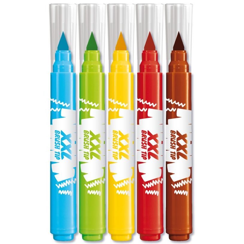 3154148447054-Maped Color'Peps Brush Tip - Pack de 5 feutres XXL-P_400008416_2-1
