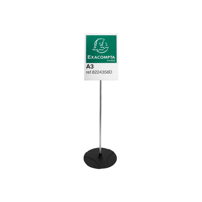 9002493109582-Exacompta Office Exascreen présentoir - pour A3 - noir, clair, aluminium-P_400008547_1-0