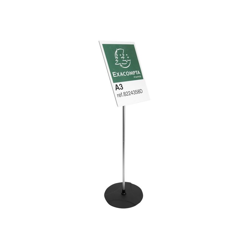 9002493109582-Exacompta Office Exascreen présentoir - pour A3 - noir, clair, aluminium-P_400008547_2-1