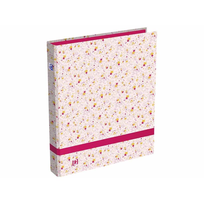 3045050400896-Oxford - Classeur à anneaux - Dos 40 mm - A4 - pour 225 feuilles - motif fleurs-P_400008821_3-0