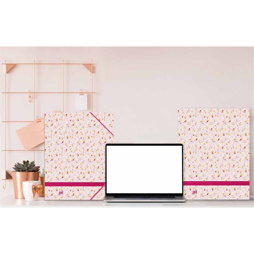 3045050400896-Oxford - Classeur à anneaux - Dos 40 mm - A4 - pour 225 feuilles - motif fleurs-P_400008821_6-3