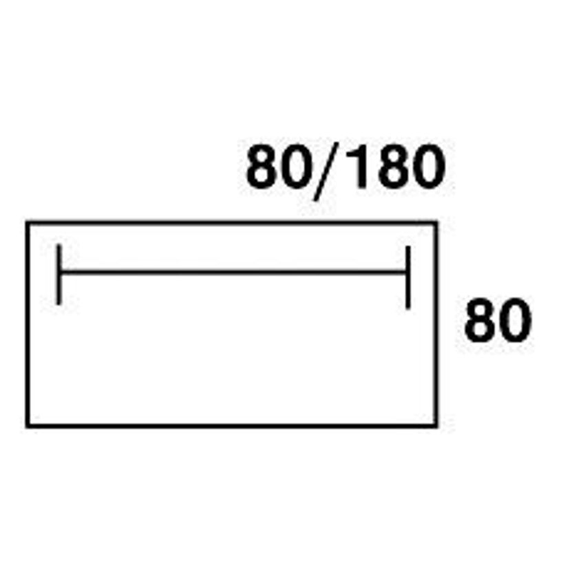 3253310175075-Bureau droit DUAL - L160 - Pieds blanc - plateau imitation Hêtre-P_400009010_6-4