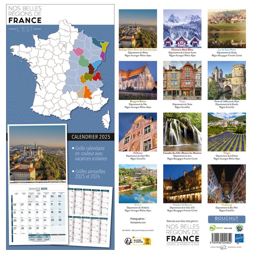 3592930018851-Calendrier illustré BOUCHUT 30 x 30 cm BELLES REGIONS DE FRANCE EST 70 %-P_400009176_4-2