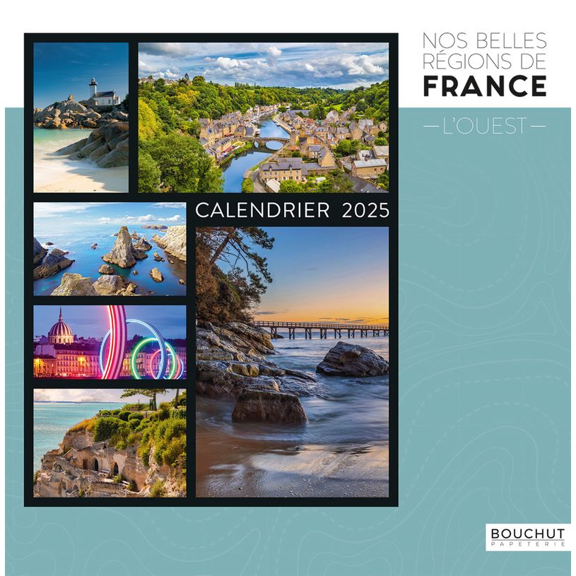 3592930018868-Calendrier illustré BOUCHUT 30 x 30 cm BELLES REGIONS DE FRANCE OUEST 70 %-P_400009177_2-0