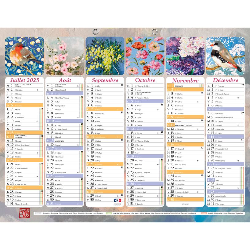 3660942074568-Calendrier Sophie Adde - 6 mois par face - 21 x 29 cm - Exacompta-P_400009213_2-1