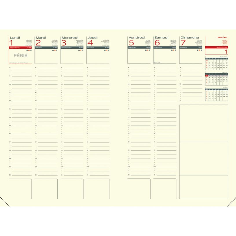3147281201751-Agenda de poche Lecas Déco - 1 semaine sur 2 pages - 9 x 13 cm - disponible dans différe-P_400009507_6-5