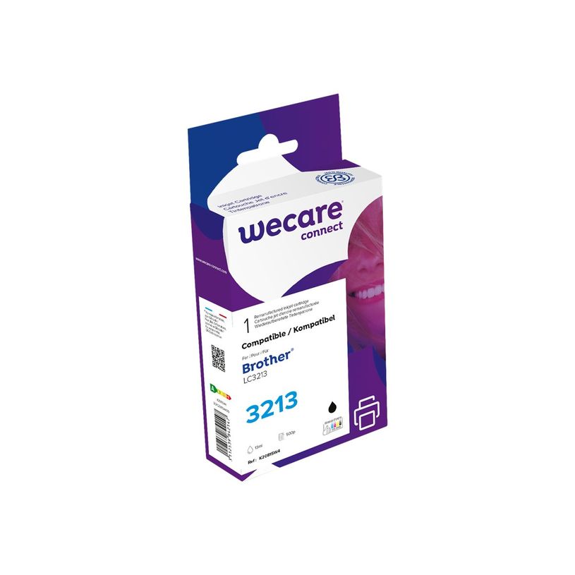 3112539842147-Cartouche compatible Brother LC3213 - noir - Wecare-P_400009576_1-0
