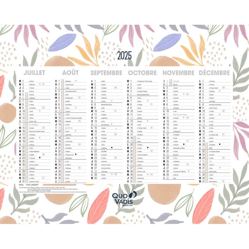 3371010469192-Quo Vadis - Calendrier Fantaisie - 27 x 21 cm - Exotique-P_400009730_2-1