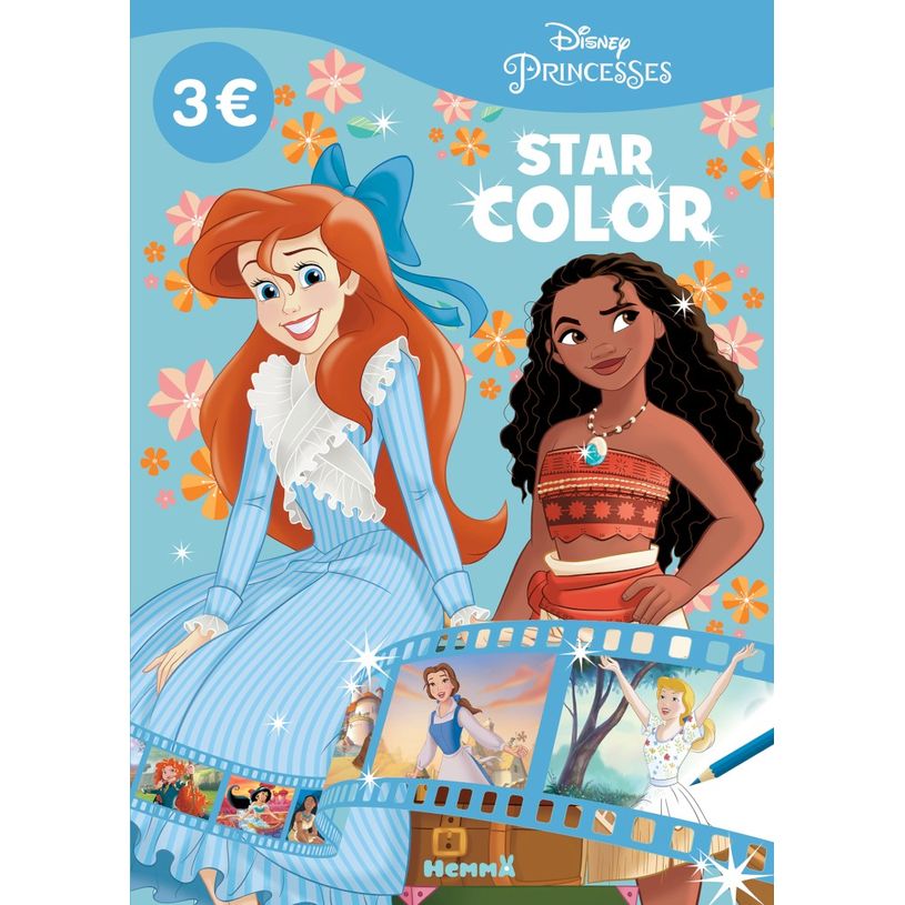 9782508049880-Star color Disney princesses : Ariel et Vaiana-P_400010229_1-0