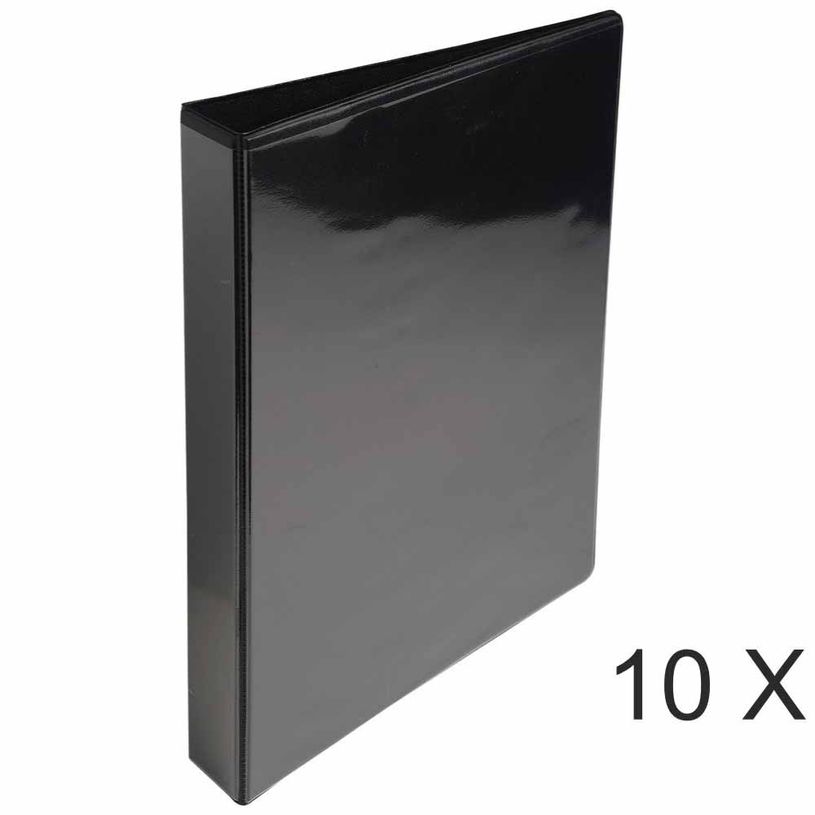 3130632518264-Exacompta Kreacover - 10 Classeurs 2 anneaux personnalisable - Dos 47 mm - A4 Maxi - noir -P_400010466_1-0