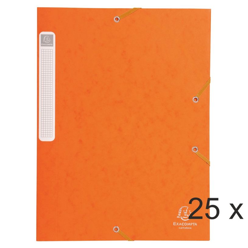 3141879171853-Exacompta - 25 Boîtes de classement en carte lustrée - dos 25 mm - orange (livrées à p-P_400010542_1-0
