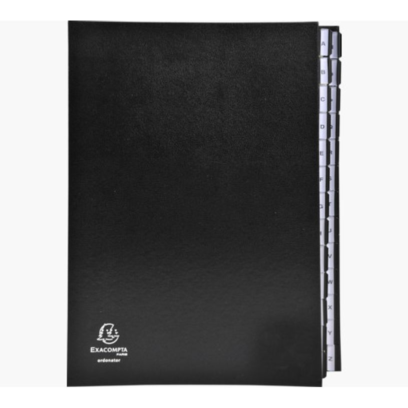 0404000107576-Exacompta Ordonator - Trieur alphabétique 26 positions - noir-P_400010757_1-0