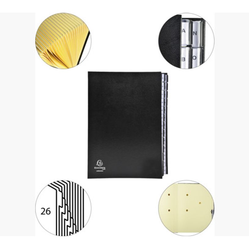 0404000107576-Exacompta Ordonator - Trieur alphabétique 26 positions - noir-P_400010757_4-3