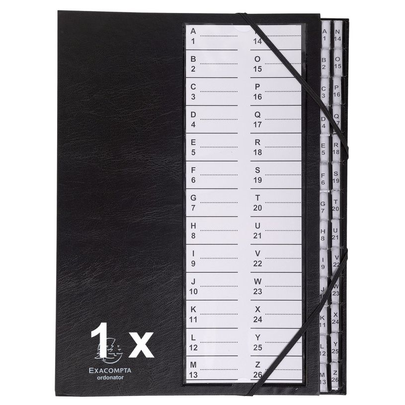 3157407003756-Exacompta Ordonator - Trieur alphabétique à élastique 26 positions - noir-P_400010760_1-0