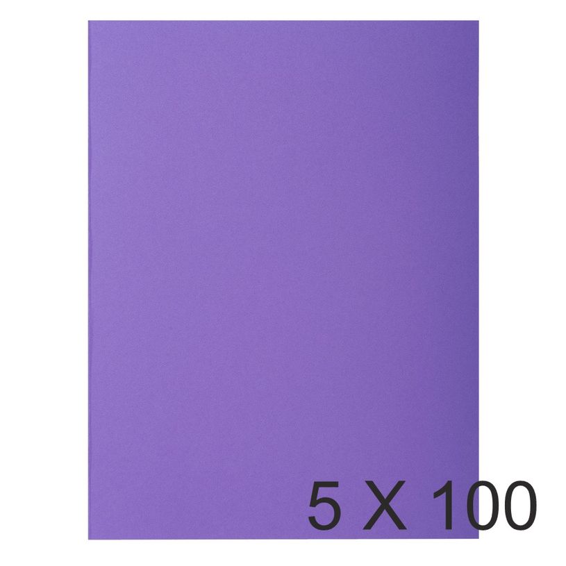 3288582101088-Exacompta Rock"s - 5 Paquets de 100 Chemises - 210 gr - violine-P_400010853_1-0