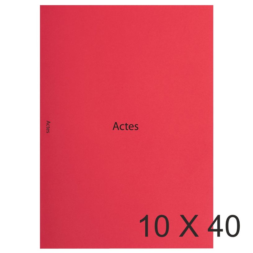 3130632350123-Exacompta - 10 Paquets de 40 Sous-chemises imprimées "actes" - 160 gr - rouge-P_400010943_1-0