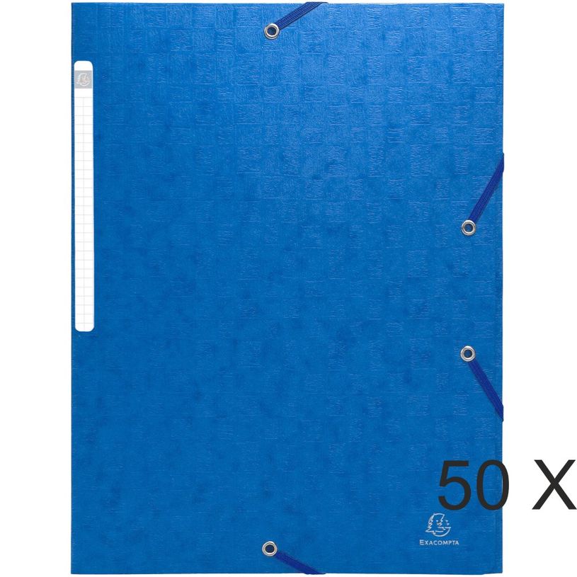 3130633055928-Exacompta Scotten - 50 Chemises sans rabat - A4 - bleu-P_400011061_1-0