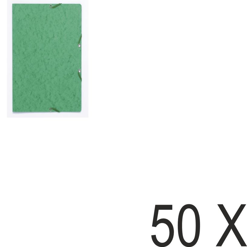 3130632554637-Exacompta - 50 Chemises recyclées sans rabat - A4 - vert-P_400011081_1-0