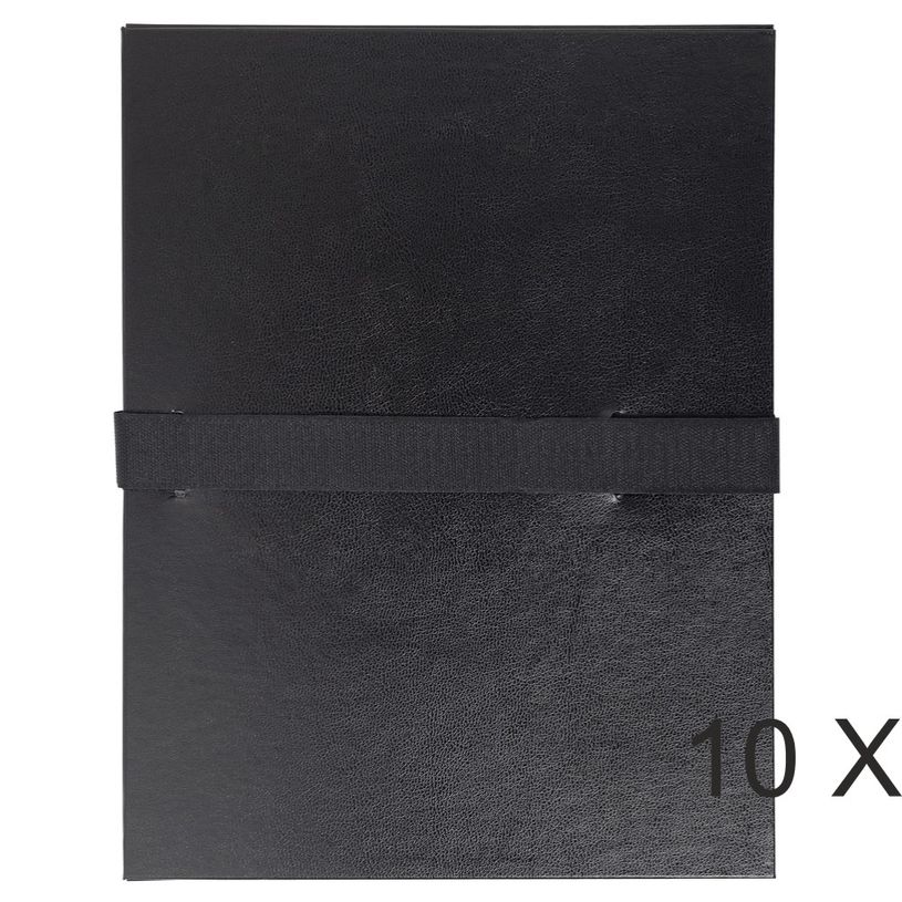 3130632026417-Exacompta - 10 Chemises extensibles à sangle - noir-P_400011173_1-0