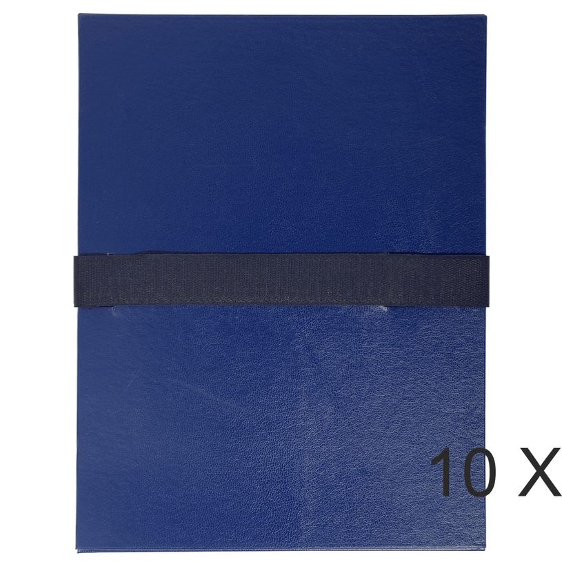 3130632026523-Exacompta - 10 Chemises extensibles à sangle - bleu foncé-P_400011178_1-0