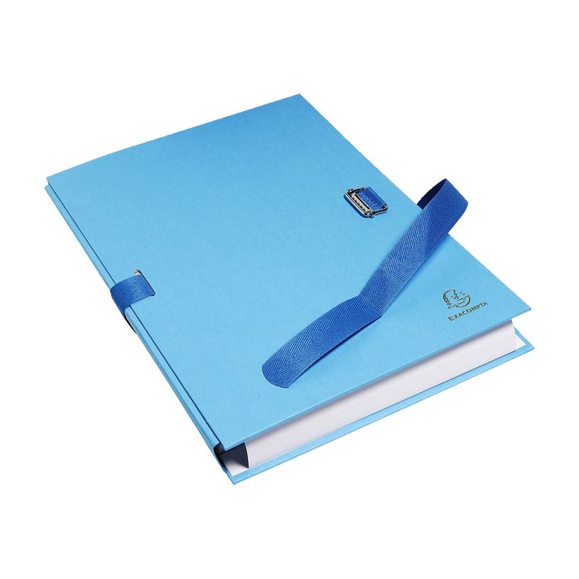3157401031519-Exacompta - 10 Chemises extensibles à sangle avec rabat papier - bleu clair-P_400011215_3-2