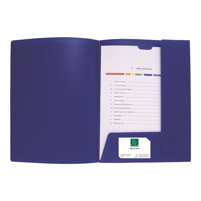 3130631435029-Exacompta Kreacover - 30 Chemises de présentation personnalisables - A4 - bleu-P_400011233_2-1