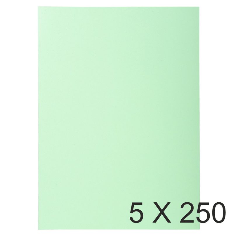 3288588501042-Exacompta Super 60 - 5 Paquets de 250 Sous-chemises - 60 gr - vert clair-P_400011260_2-0