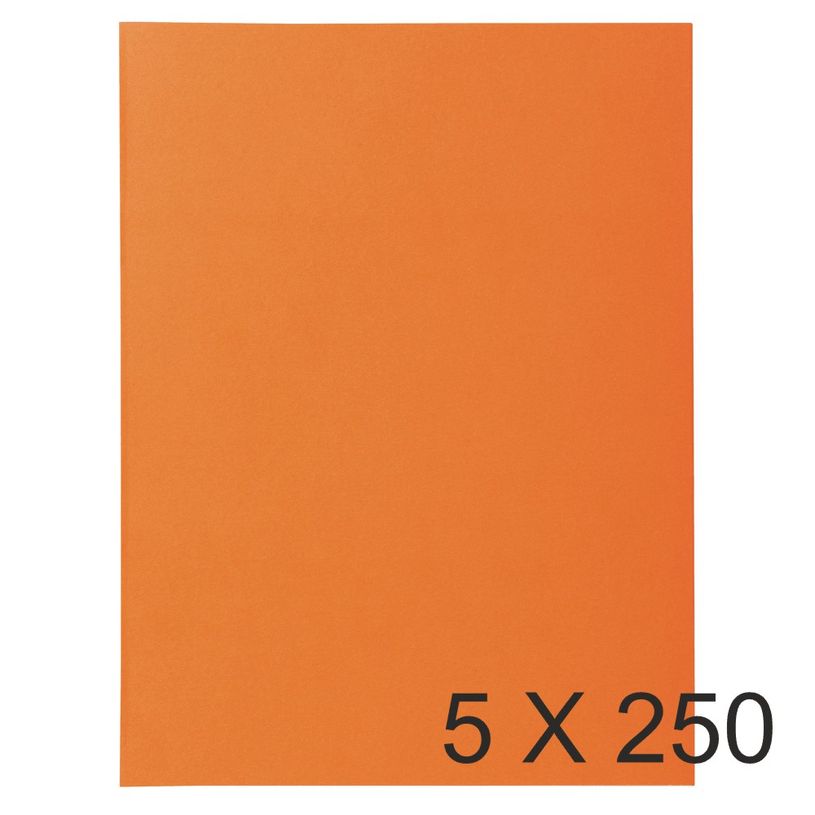 3288588501073-Exacompta Super 60 - 5 Paquets de 250 Sous-chemises - 60 gr - orange-P_400011263_1-0