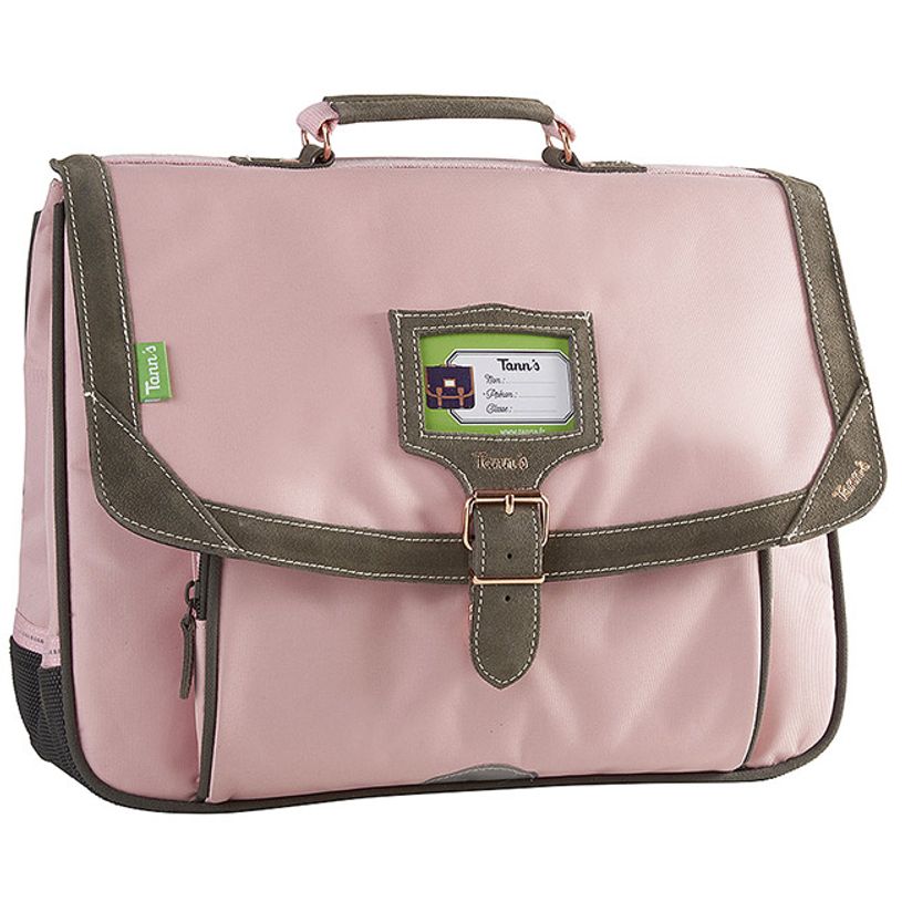 3663991061022-Cartable Tann's 38 cm - 2 compartiments - Blush rose poudré-P_400011356_1-0