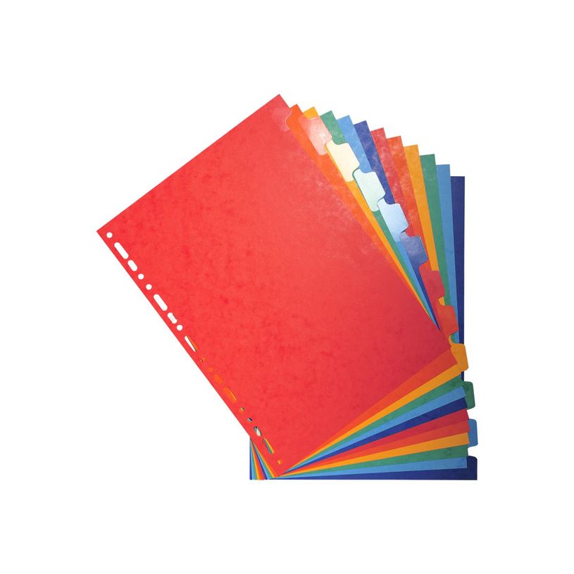 3130632022129-Exacompta - Pack de 15 intercalaires 12 positions - A4 - couleurs assorties - onglets renf-P_400011599_3-1