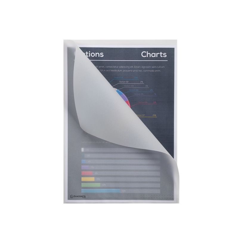 3130630508502-Exacompta - 50 Pochettes coin papier - A4 - transparent blanc-P_400011669_3-2
