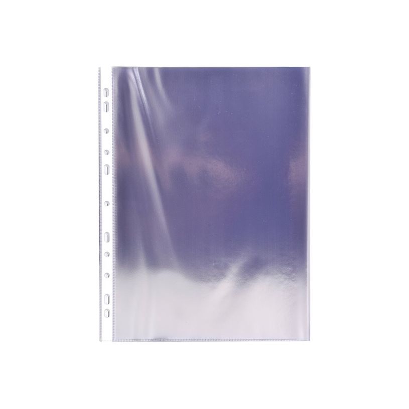 3130630031949-Exacompta - 100 Pochettes perforées (étui carton) - A4 - 8/100 - cristal-P_400011699_1-0