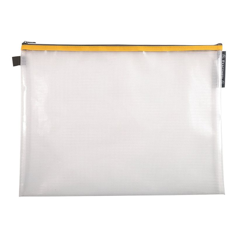 3130630341604-Exacompta - Pochette à fermeture éclair en plastique souple - A3 - disponible dans diff